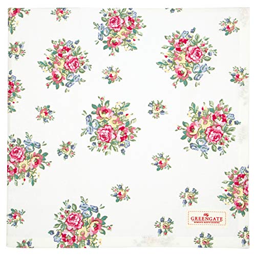 GreenGate Tischdecke Franka White 150x150cm - COTTAB150FRA0102 von GreenGate