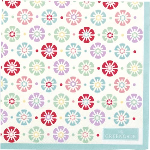 GreenGate Rike Papierservietten White small 25x25cm 20pcs von GreenGate