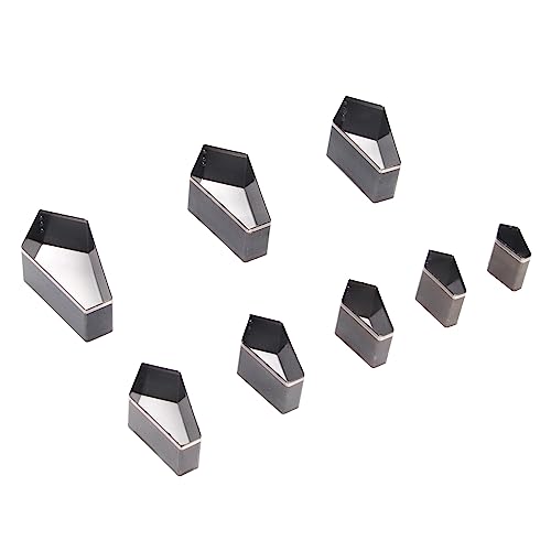 8-teiliges Leder-Stanzform-Set, Diamantform, Leder-Stanzer, Set für Tasche, Gürtel, Geldbörse von Greensen