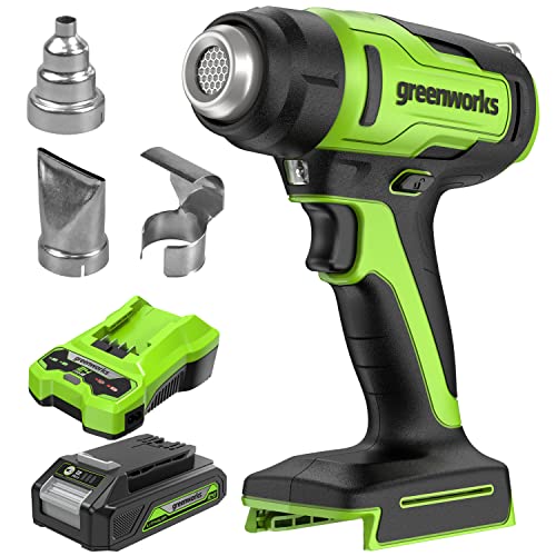 Greenworks 24V Heat Gun + Akku G24B2 + Akku-Ladegerät von Greenworks