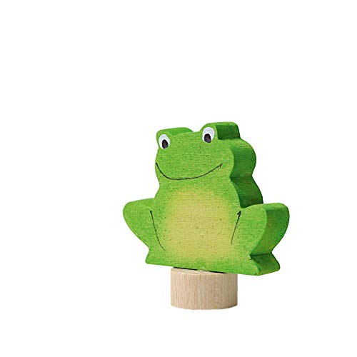 Grimm's Spiel und Holz Design Steckfigur Frosch 1 von Grimm's Spiel und Holz Design