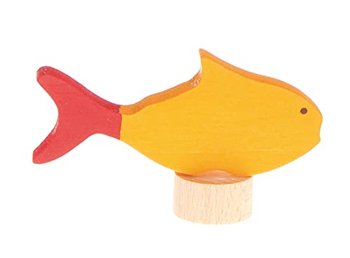 Grimms Spiel und Holz Design Grimm's Stecker Fisch gelb von Grimm's Spiel und Holz Design