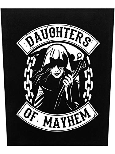 Daughters Of Mayhem Zurück Patch Schwarz 29.5x36cm von Grindstore