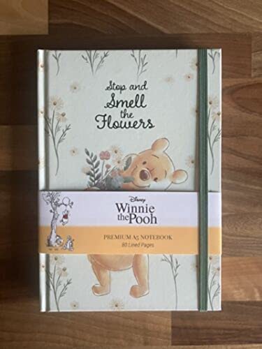 Grindstore Disney Winnie Puuh Notizbuch, A5 (Stop and Smell the Flowers), offizielles Lizenzprodukt von Grindstore