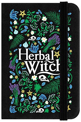 Notizbuch Herbal Witch Mini 6,5 x 10 cm schwarz von Grindstore