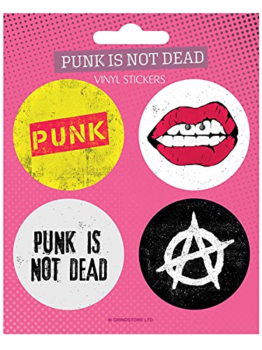 Punk Is Not Dead Vinyl Sticker Set Sticker Pack von Grindstore