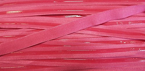 2 m Gummiband mit Silikon Beschichtung 15 mm pink 1,05 €/m von Großhandel für Schneiderbedarf