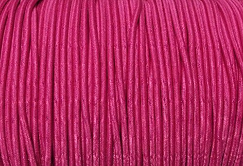 5 m elastische Kordel/Gummikordel pink 2,5 mm 1,12€/m von Großhandel für Schneiderbedarf