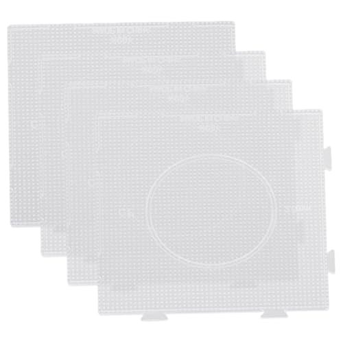 4pcs 2,6 mm Square Pegboard Transparent Big Square Pegboards Perlen Boards Materialvorlage Perlen Pegboard von Grtheenumb