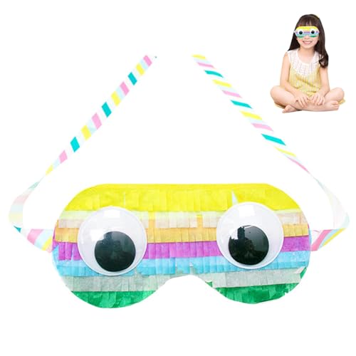 Grtheenumb Augenabdeckung, Augenmaske für Kids Partys Augenabdeckung für Geburtstag weicher Papier Augen Schatten Party bevorzugt Accessoires, Augenmaske von Grtheenumb