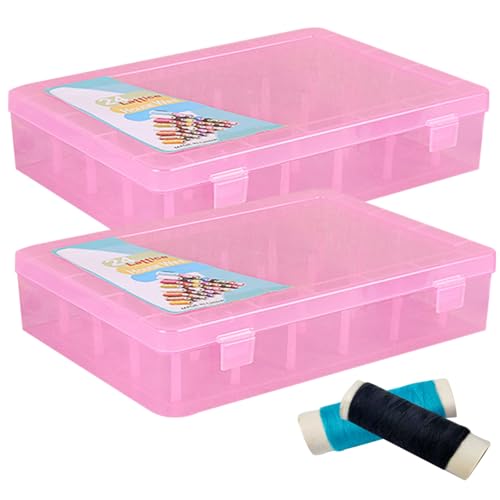 Grtheenumb Nähfadenspeicher hält 42 Spulen 2 -PCS -Gewindehalter leer sichtbares Baumwolltrollenlager für Plastik Lecksicheres Nähkasten für Stickspulen Style 2Sewing Grtheenumb Nähfadenspeicher hält 42 Spulen 2 -PCS -Gewindehalter leer sichtbares Baumwolltrollenlager für Plastik Lecksicheres Nähkasten für Stickspulen Style 2Sewing von Grtheenumb