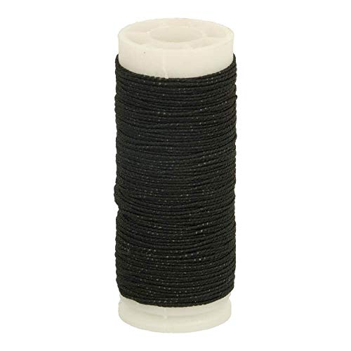 Gründl-Flexible Nähgarn, Spule 20 Meter hohen schwarz/Gründl Elastic-Nähfaden, 20 Meter Spule, Schwarz von Gründl