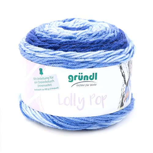 Gründl Garn, Acryl, Blueberry Swirl, 1 x 150 g, 150 von Gründl