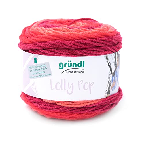 Gründl Garn, Acryl, Wild Cherry Swirl, 1 x 150 g, 150 von Gründl