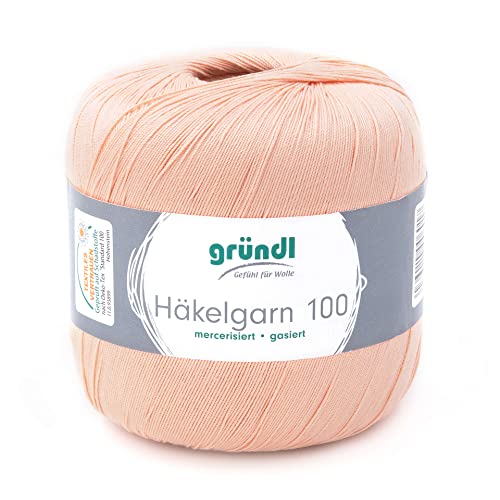 Gründl Häkelgarn 100 Garn, wool, Orange, 566 m von Gründl