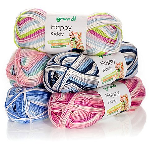 gründl Wolle Happy Kiddy Garn-Set von Gründl