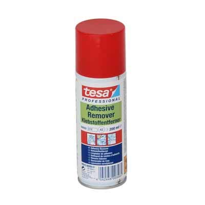 Klebstoffentferner Spray, 200ml Inhalt, tesa 60042, zum Entfernen von Klebstoffresten, Teer, Harz, etc, rückstandsfrei, 1 Stk. von Gründrucken