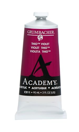 Alvin GBC211B Acrylfarbe Thio Violet 90ml von Grumbacher