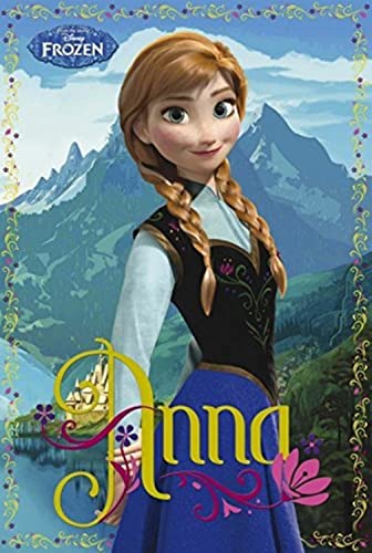 Grupo Erik Frozen Anna Poster, Papier, Square Vessel Statement von Grupo Erik