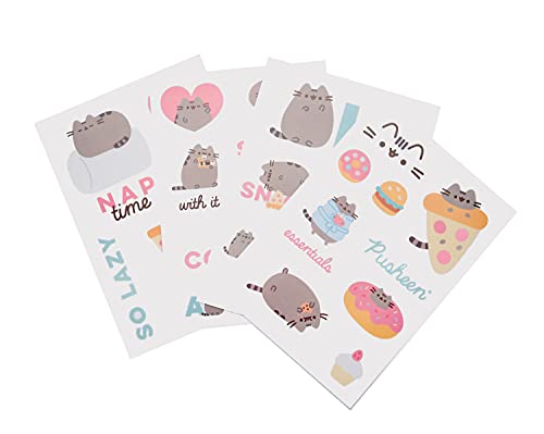 Grupo Erik Gadget Decals / Abziehbild Pusheen Foodie Collection - wasserdichte und wiederverwendbare Aufkleber, 9 x 5 von Grupo Erik