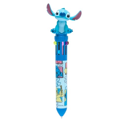 Grupo Erik Kugelschreiber 10 Farben Disney Stitch 10-in-1 Multicolor - Mehrfarbiger Stift Offizieller Disney Fanartikel von Grupo Erik