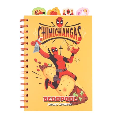 Grupo Erik Notizbuch A5 Marvel Deadpool Soft Cover Notizblock A5 Notizbuch A5 Tagebuch für Erwachsene und Kinder - Offizieller Marvel Fanartikel von Grupo Erik