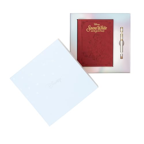 Grupo Erik Premium Set Notizbuch mit Stift Disney Schneewittchen Notizbuch A5 Dotted - Notizbuch Klein - Reisetagebuch zum selberschreiben - Bullet Journal Dotted A5 Tagebuch Mädchen und Jungen von Grupo Erik