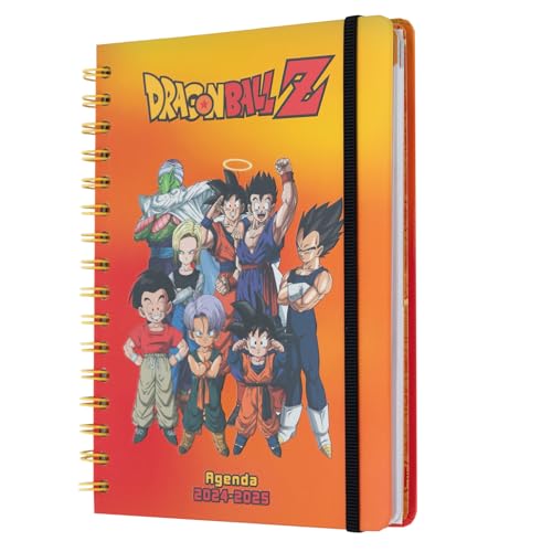 Grupo Erik Schulplaner 2024 2025 A5 Dragon Ball Z Kalender 2025 Buchkalender - Terminkalender 2025 A5 - Schulplaner 2024 2025 Schüler - Schülerkalender 2024 2025 Ringbuch A5 auf Spanisch von Grupo Erik