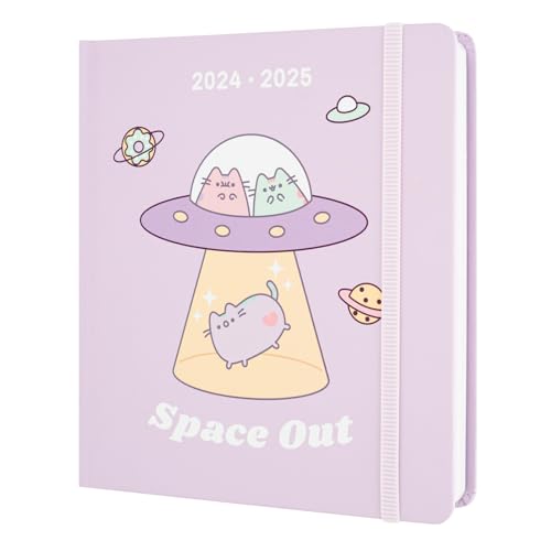 Grupo Erik Schulplaner 2024 2025 Pusheen Kalender 2024 Buchkalender Tagesansicht - Planer 2024 2025 Schüler - Einschulung Terminkalender 2024/2025 Ringbuch Hausaufgabenheft 2024/2025 von Grupo Erik