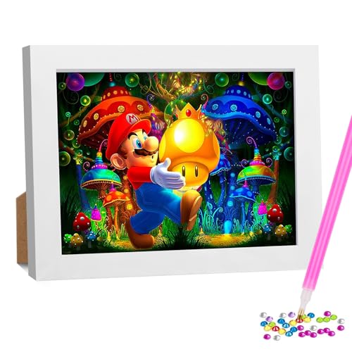 Gsnoniwi Diamond Painting -30 x 40 cm, 5D Diamond Painting Pictures, Diamond Painting kinder, DIY Full Diamond Painting, Geeignet Für Kinder Ab 3 Jahren von Gsnoniwi