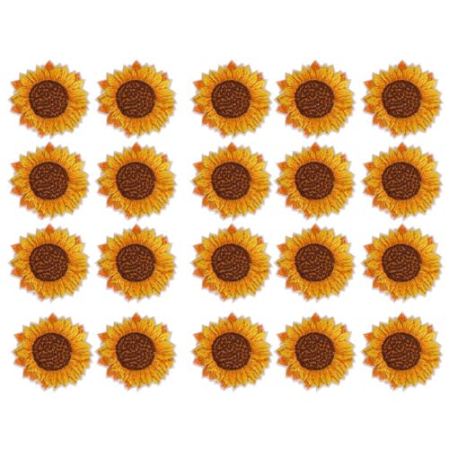 20pcs Sonnenblumenmuster Patch, nähen Sie Eisen auf gestickten Pflaster DIY -Kleidung Rucksack Applika gestickte Flecken Nähen für Kleidung Kleid Hut nähen 20pcs Sonnenblumenmuster Patch, nähen Sie Eisen auf gestickten Pflaster DIY -Kleidung Rucksack Applika gestickte Flecken Nähen für Kleidung Kleid Hut nähen von Gsycle