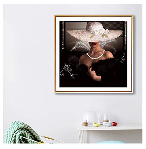 5D Diamond Painting Sexy Frau,Diamant Painting Bilder für Erwachsene Kinder,DIY Diamanten Malen nach Zahlen Kit,Diamant Painting Full Set Kristall Kunsthandwerk für Haus Wand Dekorationen 60x60cm von Gtohoo