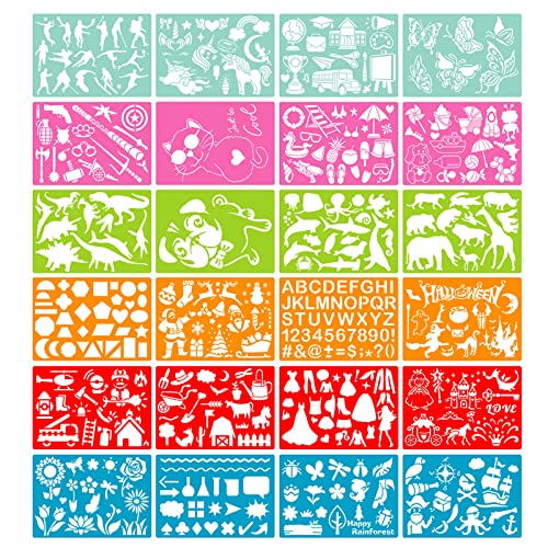 Malschablonen, dekorative Schablonen für Scrapbooking, Karten, Dekorationen, Buchstaben, groß, Holz, 24 Stück Malschablonen, dekorative Schablonen für Scrapbooking, Karten, Dekorationen, Buchstaben, groß, Holz, 24 Stück von Guaber