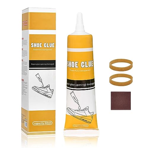 Wasserdichter Schuhreparaturkleber, Starker Schuhkleber, Schuhkleber,Shoe glue,Schuhkleber Spezialkleber,Sekundenkleber Extra Stark, für Sportschuhe,Lederschuhe, 60ML von Gubuyi