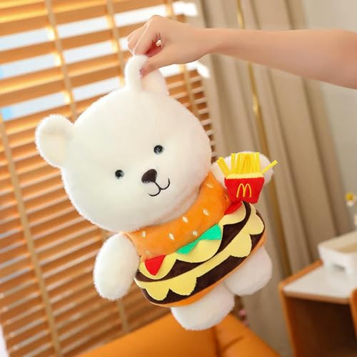 GudiWH Neue Dekoration Bär Puppe Kleidung Hochwertige Kawaii Hamburger Puppe Kinder Geburtstagsgeschenk 45cm 1 von GudiWH