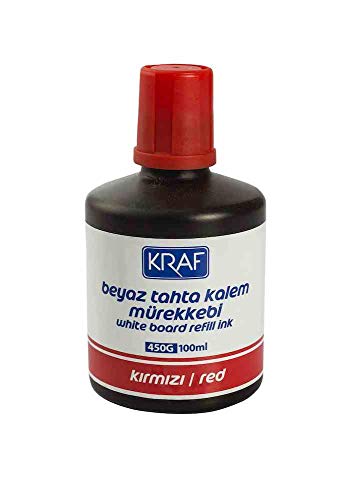 Güçlü - Bogen Whiteboard Marker Tinte - 100 ml - Rot von Güçlü