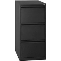 Gürkan Hängeregistraturschrank schwarz 3 Schubladen 40,0 x 62,0 x 101,0 cm von Gürkan