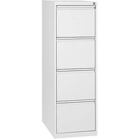 Gürkan Hängeregistraturschrank reinweiß 4 Schubladen 40,0 x 62,0 x 132,0 cm von Gürkan