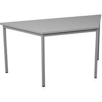 Gürkan Mehrzwecktisch grau Trapezform, Vierkantrohr grau, 160,0 x 80,0 x 75,0 cm von Gürkan