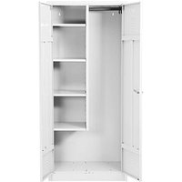 Gürkan Putzmittelschrank 110081 verkehrsweiß 80,0 x 50,0 x 180,0 cm, aufgebaut von Gürkan