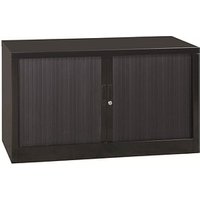 Gürkan Rollladenschrank schwarz 1 Fachboden 120,0 x 46,0 x 75,0 cm von Gürkan