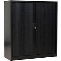 Gürkan Rollladenschrank schwarz 2 Fachböden 120,0 x 46,0 x 135,0 cm von Gürkan