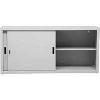 Gürkan Schiebetürenschrank, 100268 lichtgrau 1 Fachboden 160,0 x 45,0 x 75,0 cm von Gürkan