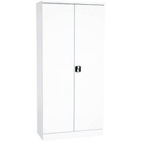 Gürkan Stahlschrank 109705 weiß 92,0 x 42,0 x 195,0 cm, aufgebaut von Gürkan