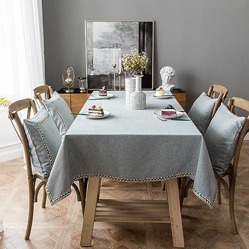 Tischdecke Vintage Boho Rechteckig Stoff Baumwolle Leinen Quaste Design Faltenfrei Waschbar Wiederverwendbar für Küche Esstischdekoration Speisetisch Dekoration grau 5 130x200cm Tischdecke Vintage Boho Rechteckig Stoff Baumwolle Leinen Quaste Design Faltenfrei Waschbar Wiederverwendbar für Küche Esstischdekoration Speisetisch Dekoration grau 5 130x200cm von Guest Ruyunlai