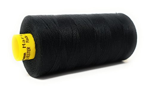 Knorr Prandell Gutermann Mara 120 Allzweck-Nähgarn Polyester 1000 m Nähmaschinengarn UV-beständig Schwarz, 1 von Gütermann GmbH