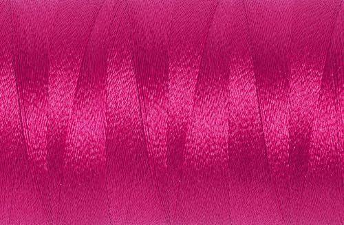 705798-5732-1 Gütermann Super Brite Polyester 40 Maschinenstickgarn x 1000 m Rolle, Dunkles Fuchsia von Guetermann