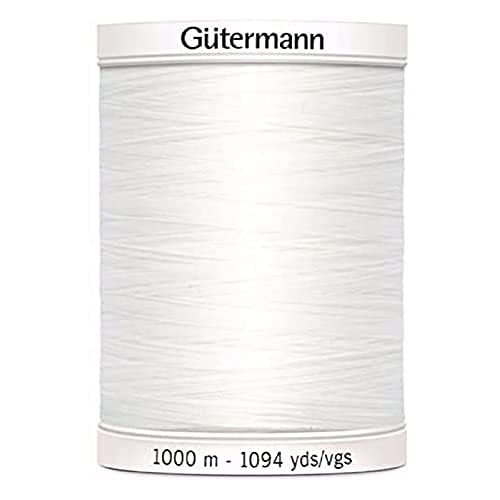 Gütermann G303-1000-000 Nähgarn, Polyester, 000 Schwarz, 1000 m, meter von Gütermann