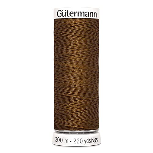 Gütermann G303-200-019 Nähgarn, Polyester, #019 Braun, 1000 m von Gütermann