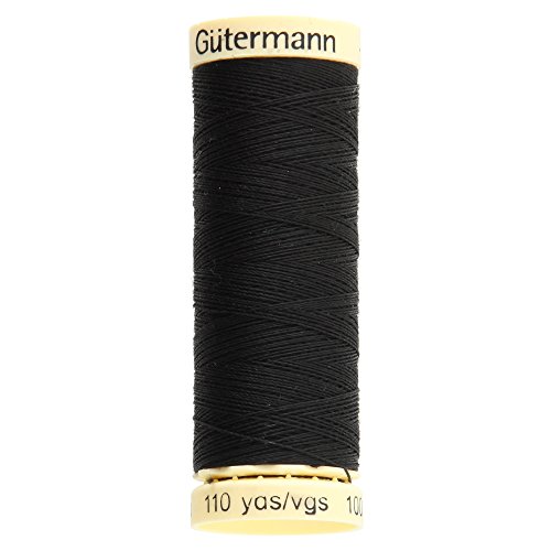 Gütermann Nähfaden, Polyester, 100 m, Schwarz, 5.5x1.8x1.8 cm, GUT_788988-000 von Gütermann